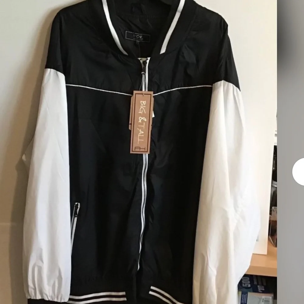 NWT ROK Men’s Spring coat with pockets -3X - Picture 4 of 10